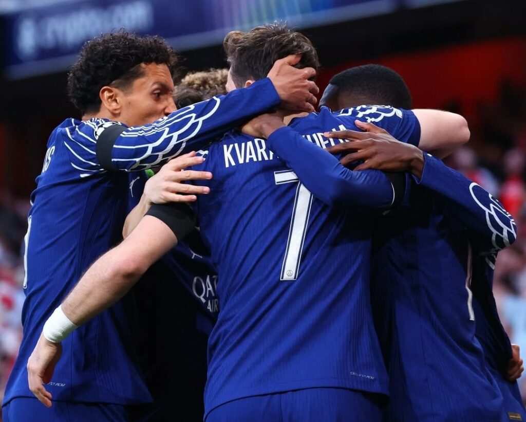 PSG con Willian Pacho vence 0-1 a Arsenal en la semifinal de ida de la Champions League