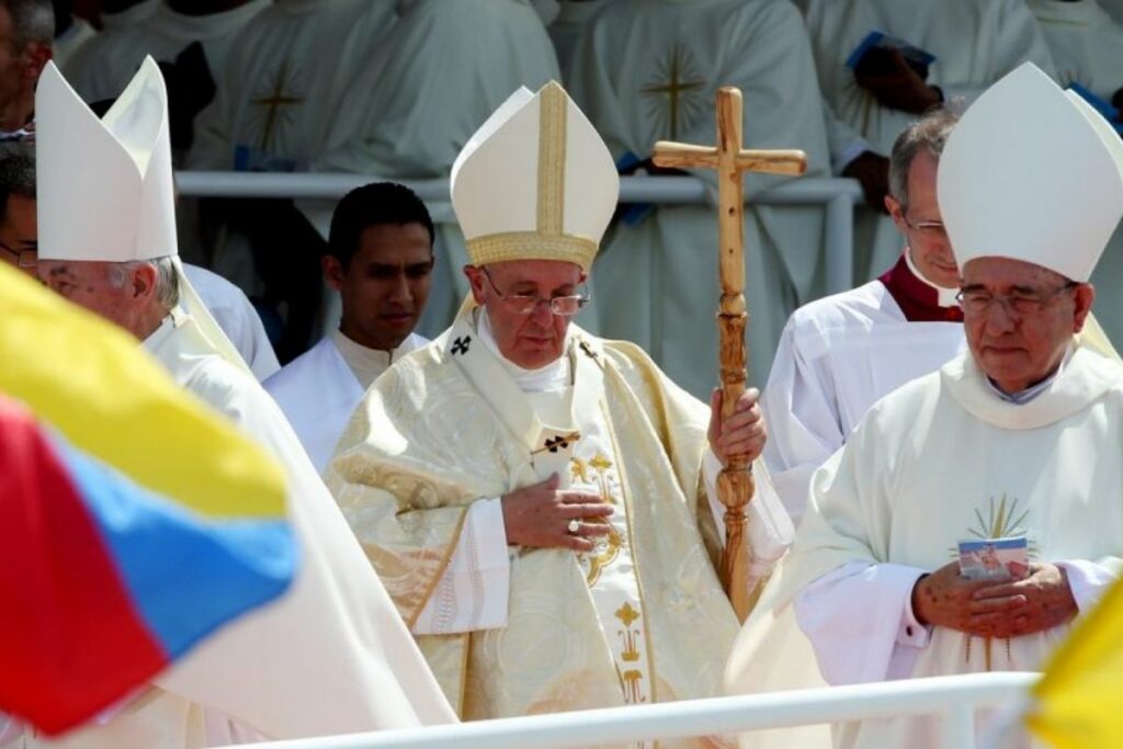 Papa Francisco en su visita a Ecuador