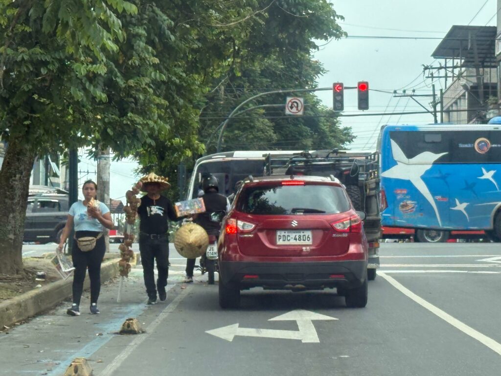 Pequeños comerciantes reemplazan a los limpia parabrisas en Santo Domingo, devolviendo orden y seguridad a las calles.