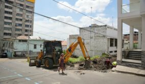 Las obras hidrosanitarias del Plan Legado ahora se concentran en la parroquia Manta.