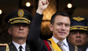 Presidente Daniel Noboa busca blindar a Ecuador de los aranceles de Donald Trump.