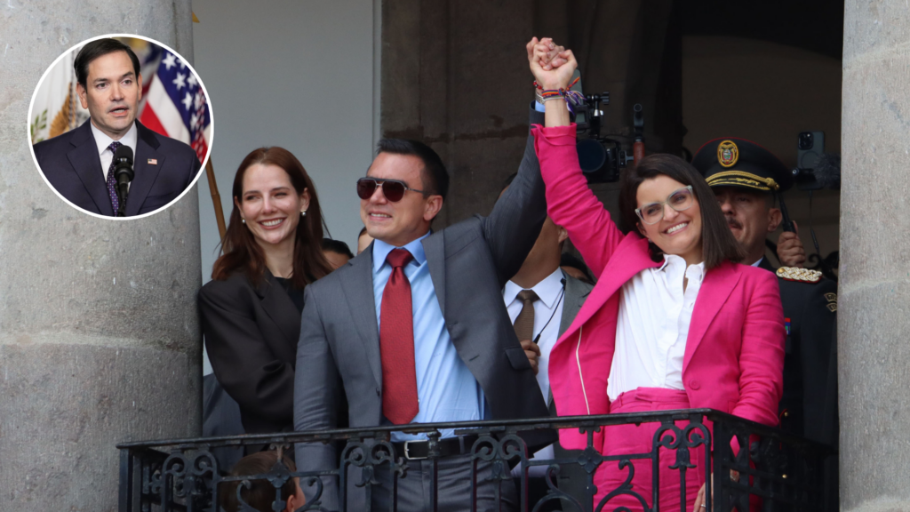 Secretario del Departamento de Estado de EE.UU. celebra el compromiso de Daniel Noboa contra el crimen transnacional