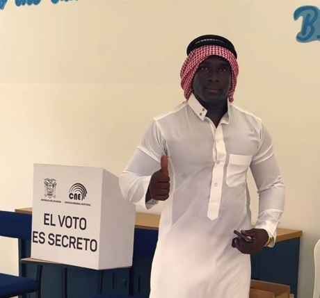 Segundo Castillo lo volvió a hacer mira cómo lució para ejercer su derecho al voto