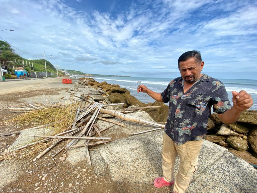 Daños en el malecón de Piedra Larga