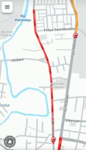 tráfico vehicular