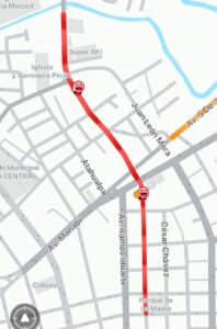 tráfico vehicular