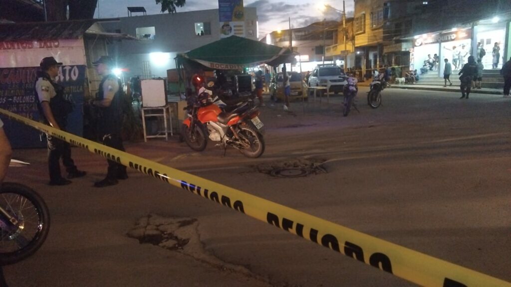 El hecho se registró en el barrio Jocay, una zona altamente comercial de la ciudad