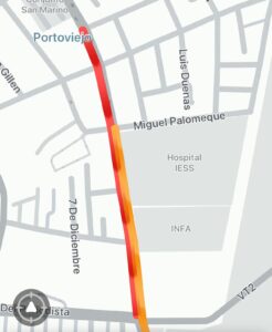 tráfico vehicular