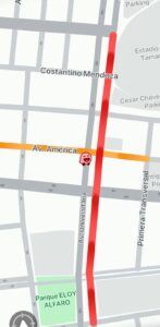 tráfico vehicular