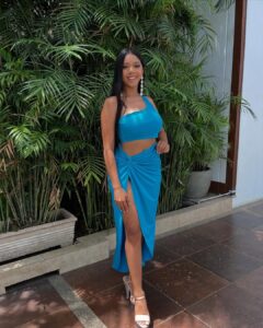 Valeria Tello fue candidata a reina del carnaval de Manta, en marzo de este año. 