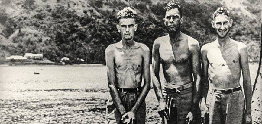 Los tres militares estuvieron 34 días náufragos.