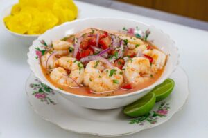 ceviche de camarón ecuatoriano