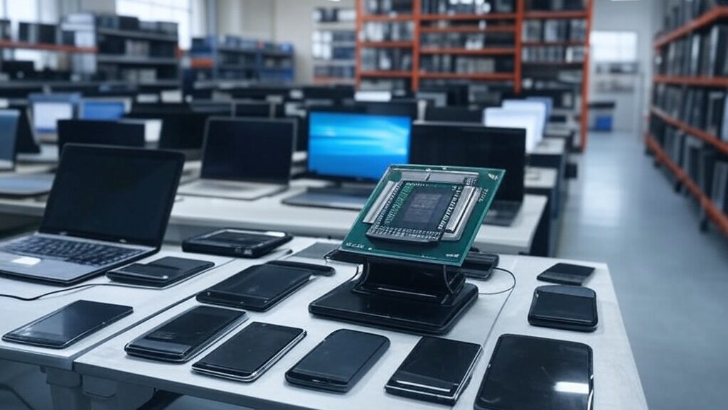 computadores,, telefonos, dispositivos electronicos