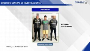 El hombre detenido e implicado en el crimen de Gaby Holguín.