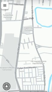 estado del tráfico vehicular saliendo de casa