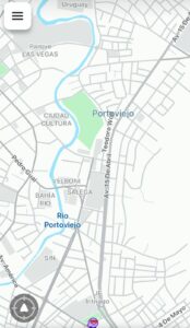 estado del tráfico vehicular saliendo de casa