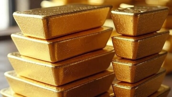 lingotes de oro