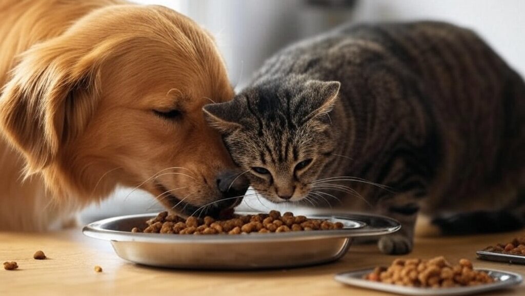 alimentación de mascotas, perros, gatos