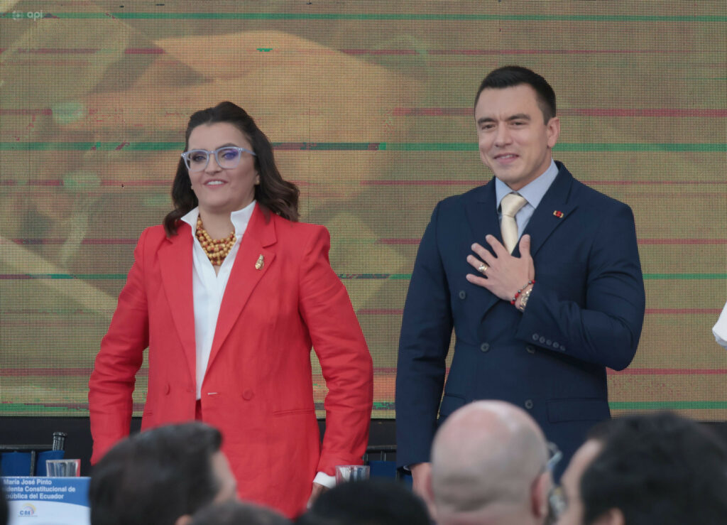 Dispositivo de seguridad se activa para ceremonia de posesión de Noboa y Pinto
