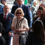 Familiares del Presidente Daniel Noboa llegaron a la Asamblea Nacional. (API).