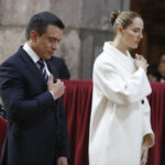 Daniel Noboa y Lavinia Valbonesi asistieron al tedeum en conmemoración del 24 de Mayo, aniversario de la Batalla del Pichincha.