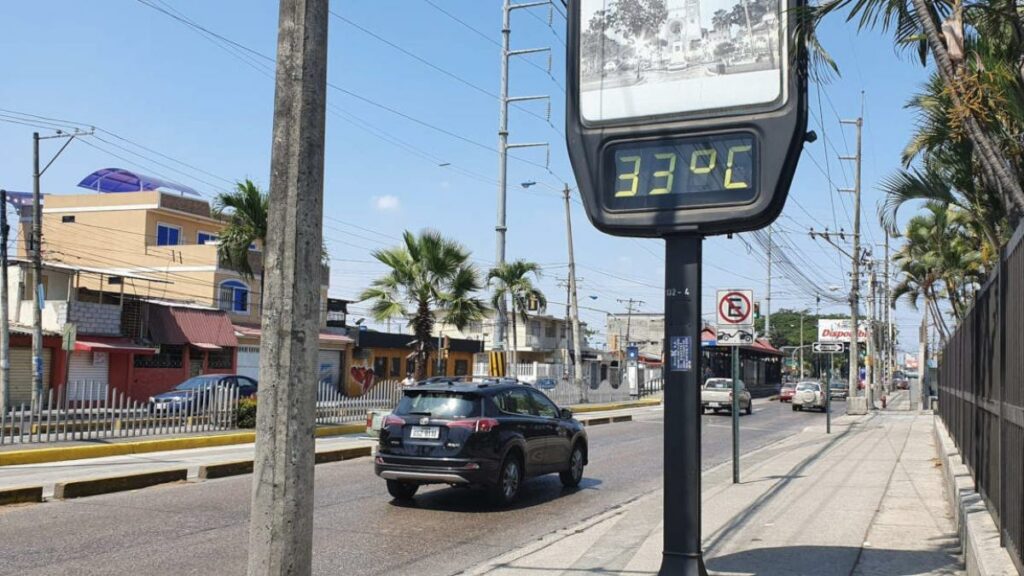 Guayaquil con sensación térmica extrema y posibles lluvias este viernes, 16 de mayo