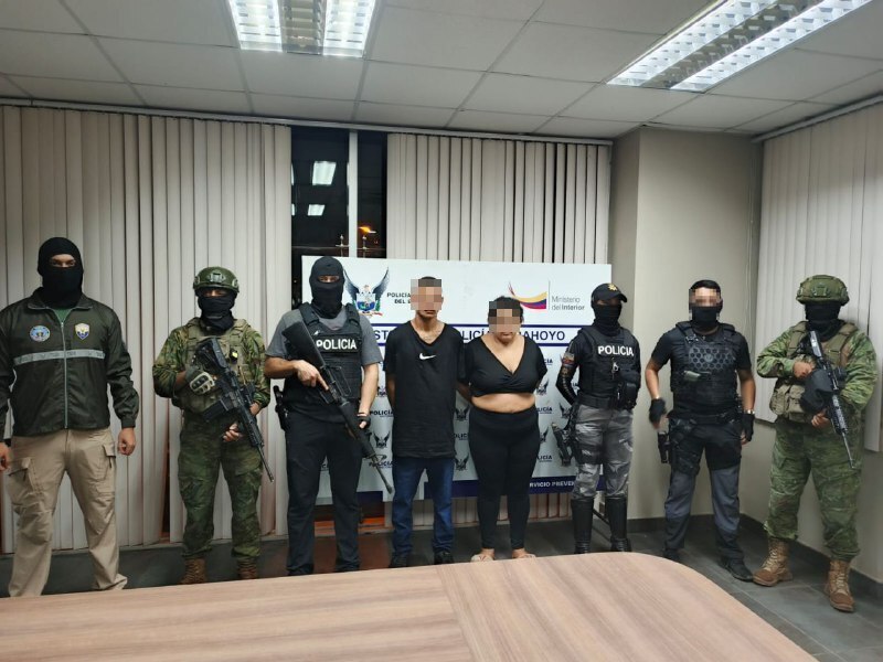 A la cárcel por extorsión y secuestro exigían entre 12 mil y 15 mil dólares por liberar a sus víctimas en Puebloviejo, Los Ríos