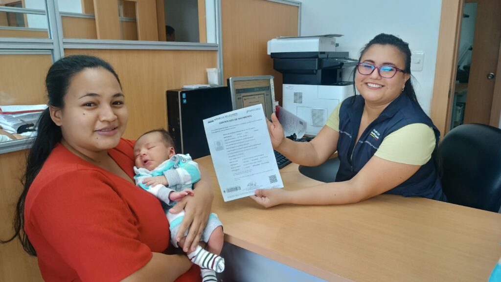 Agencias del Registro Civil en hospitales registran 17 mil bebés en cuatro meses