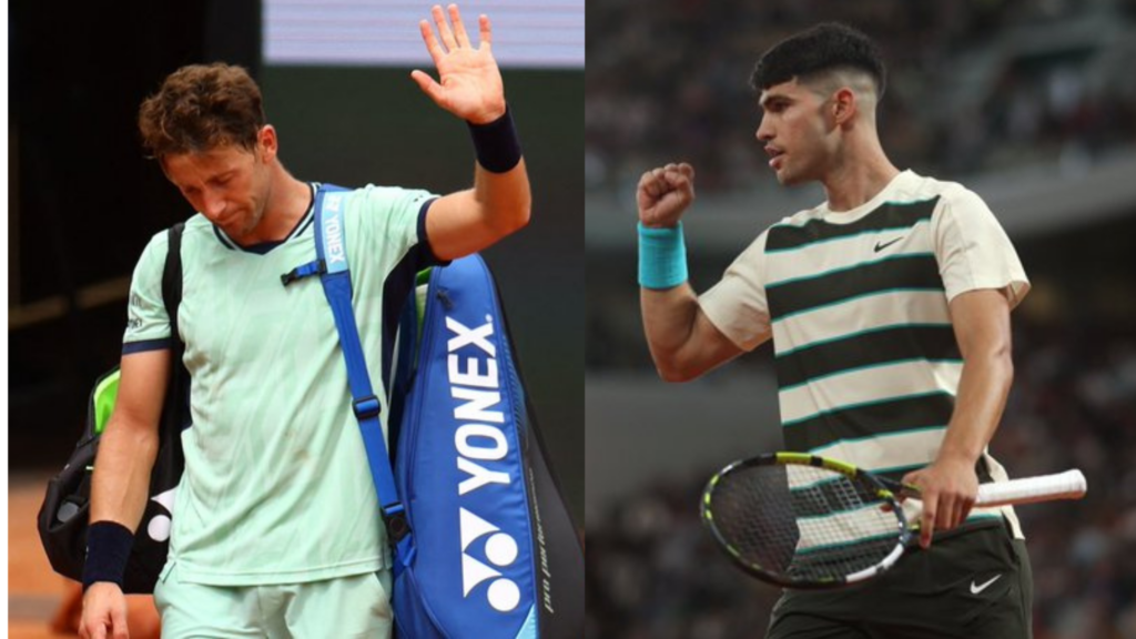 Alcaraz avanza en Roland Garros 2025, Ruud y Tsitsipás eliminados en Segunda Ronda