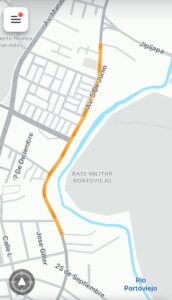 Alta congestión vehicular en Portoviejo marca el inicio de la jornada este 20 de mayo