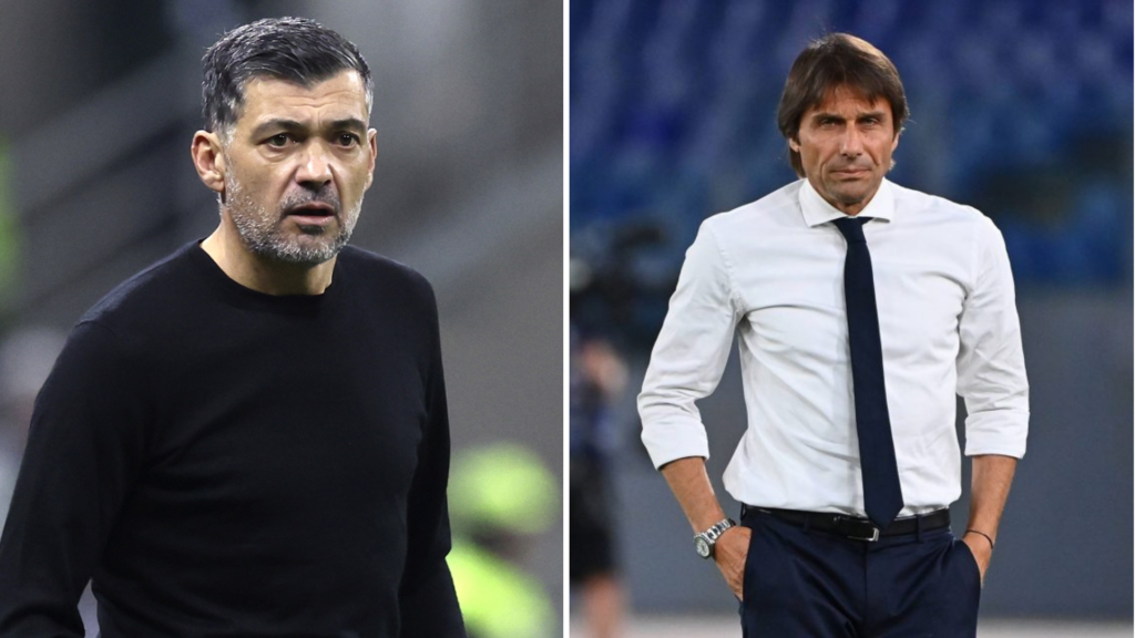 Antonio Conte continúa en Napoli, y Milan despide a Sérgio Conceição