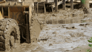 Autoridades y ciudadanos luchan contra los estragos del invierno en Estancia Vieja