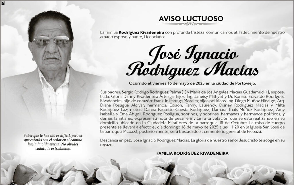AVISO LUCTUOSO: José Ignacio Rodríguez Macías