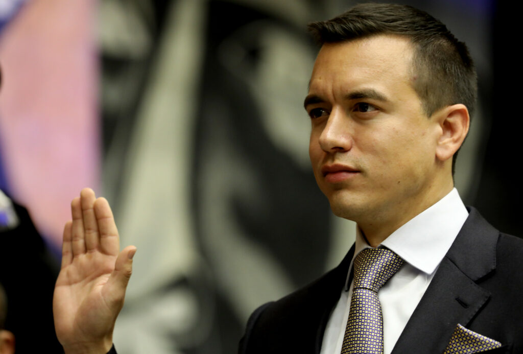 Daniel Noboa anuncia sorpresas en su gabinete ministerial para el periodo 2025-2029.