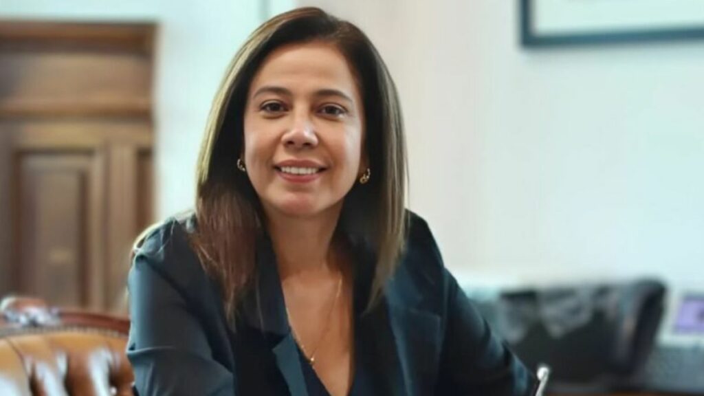Daniel Noboa ratifica a Cynthia Gellibert como secretaria general de la Administración Pública. (Internet).