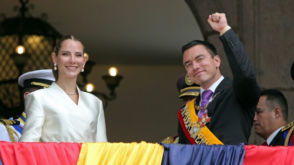 Daniel Noboa se posiciona como el presidente con mayor aceptación en Sudamérica, según la Consultora CB. (Presidencia de Ecuador).