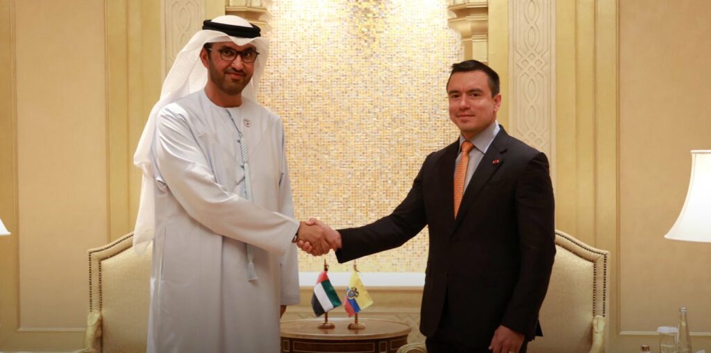 Daniel Noboa termina gira en Emiratos Árabes Unidos con resultados prometedores