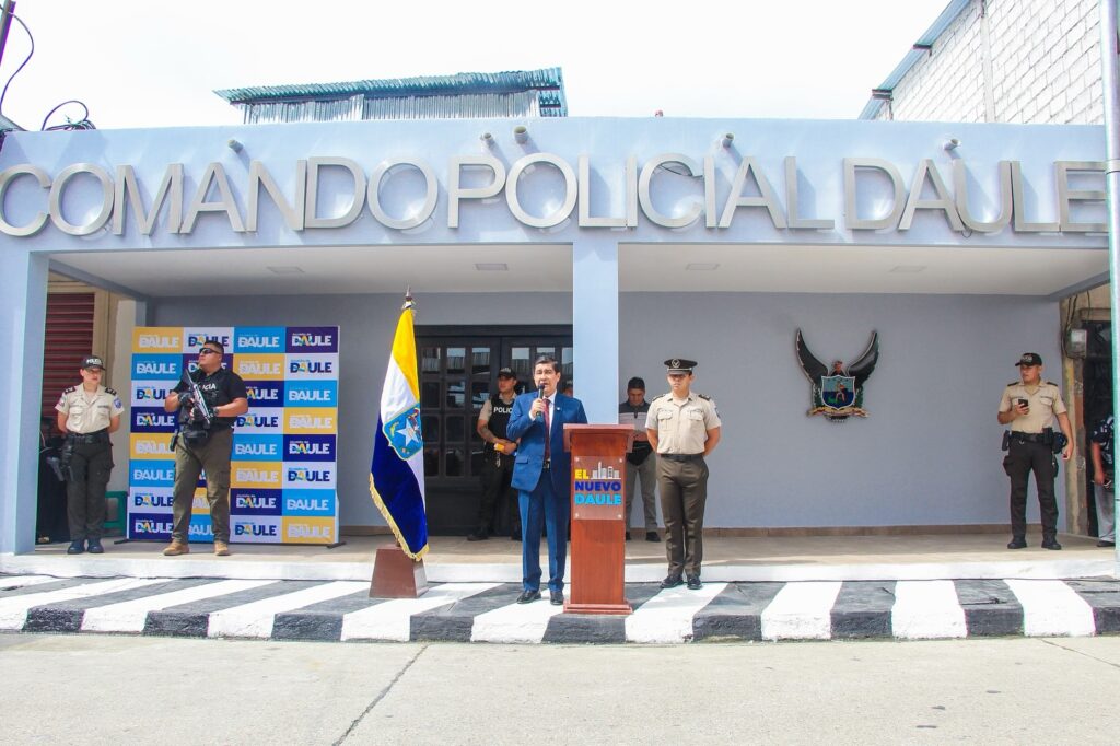 Daule refuerza la seguridad con nuevo Comando de Policía