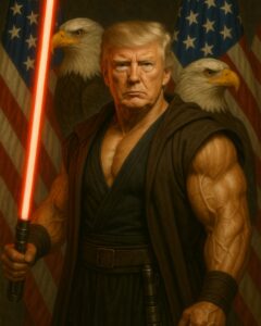 Donald Trump celebra el Día de Star Wars con polémica imagen de Jedi y mensaje explosivo