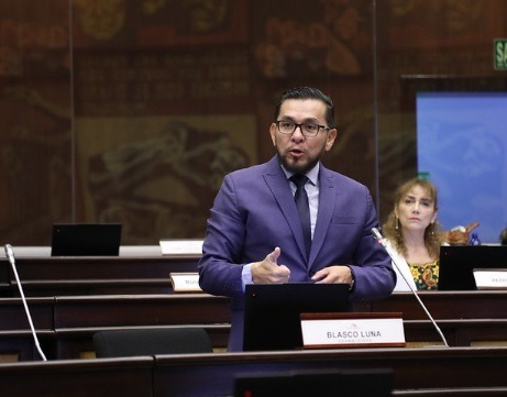 El Asambleista Blasco Luna interviene en el pleno de la Asamblea