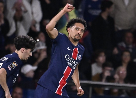 El París Saint-Germain venció 3-1 al Auxerre, Marquinhos marcó uno de los goles
