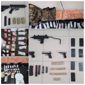 Golpe al crimen en Ecuador Tsunami 6.0 deja más de 300 detenidos y cientos de armas incautadas