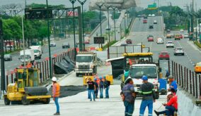 El viaducto de la avenida de Las Américas mide 314 metros de largo y 14,8 metros de ancho. Su entrega, programada para mayo de 2025