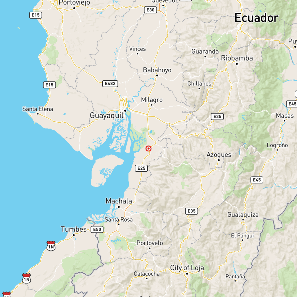 Temblor de magnitud 4,7 sacude Naranjal, Guayas, sin daños reportados