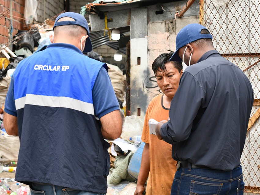 La Empresa Pública Municipal Circular EP del municipio de Guayaquil realizó un operativo técnico de control en centros de acopio.