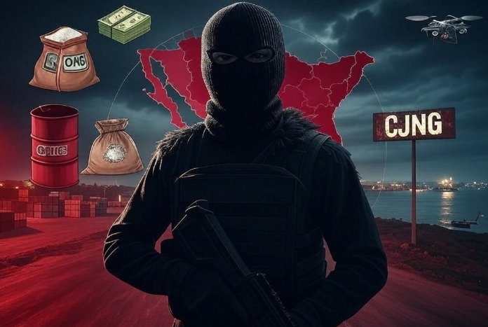 Imagen simbólica diseñada para representar al Cartel Jalisco Nueva Generación