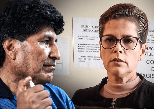La jueza Lilian Moreno resultó detenida este lunes 5 de mayo del 2025 en Santa Cruz de la Sierra, Bolivia.