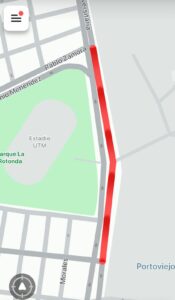 La movilidad mejora en Portoviejo, aunque siguen sectores con congestión vehicular
