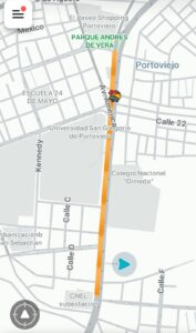La movilidad mejora en Portoviejo, aunque siguen sectores con congestión vehicular