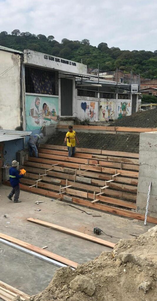La obra del mirador en San Pablo alcanza avance significativo pese a emergencia invernal